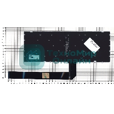 Клавиатура для ноутбука Lenovo Yoga Chromebook C630, черная с подсветкой