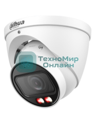 Уличная цилиндрическая IP-видеокамера DAHUA DH-IPC-HFW2449TP-ZAS-IL Smart Dual Light с ИИ 4Мп, 1/2.9” CMOS, моторизованный объектив 2.7~13.5мм, видеоаналитика, ИК до 60м, LED до 60м, IP67, IK10