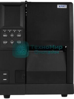 Принтер этикеток термотрансферный iDPRT iX4P Industrial 600 dpi, 102 мм/cек, USB, RS232, USB Host, Ethernet RJ-45, черный