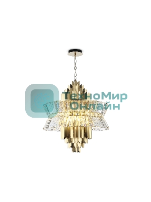 Люстра Ambrella light LH41023/18 BS/CL латунь/прозрачный E14*18 max 40W D700*750