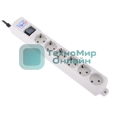 Сетевой фильтр ZIS Фильтр Pilot - S 5 евро, 1 росс. 1.8 м