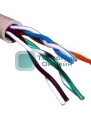 Кабель витая пара PROconnect U/UTP кат.5e 4х2х24AWG solid CCA PVC сер. 305м (м)