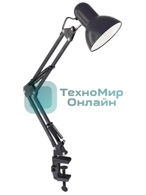 Светильник UF-312P С02 настол. 230В 60Вт черный Ultraflash 12895