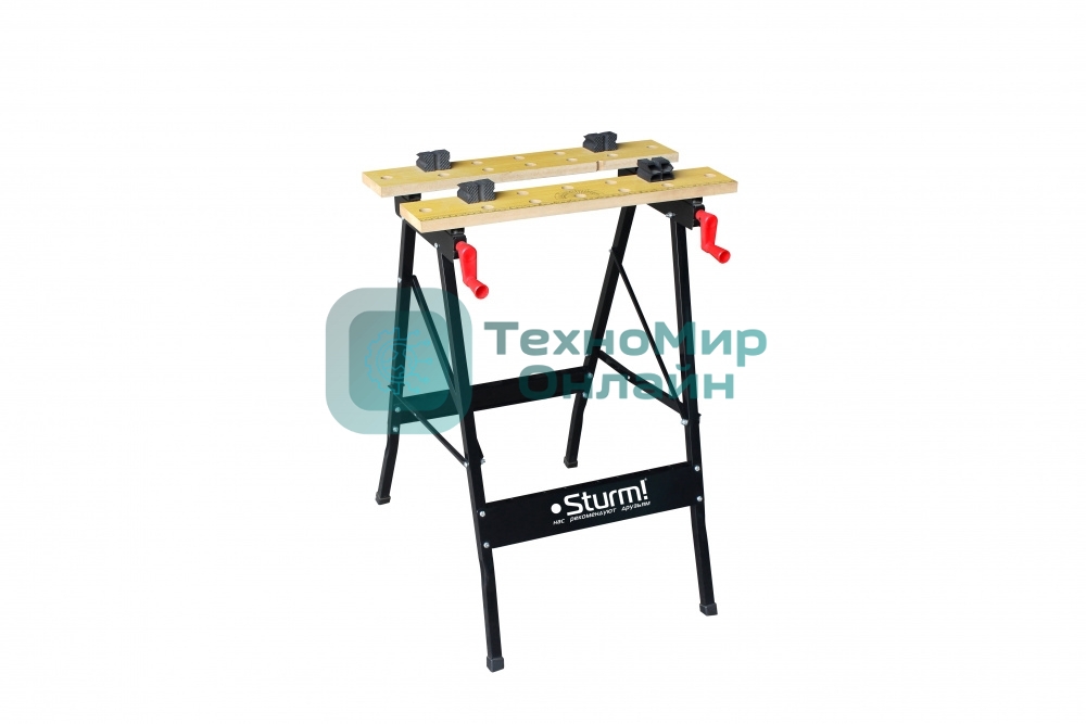 Верстак тиски Sturm! 1075-03-88x13, размер стола 605х240мм