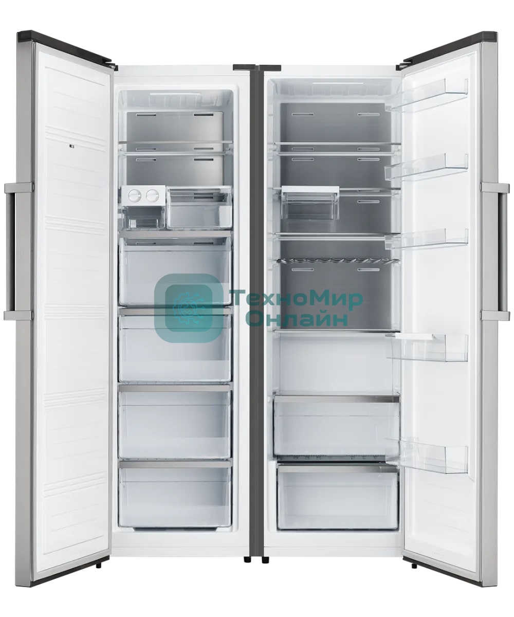 Морозильная камера Kuppersberg NFS 188 X нержавеющая сталь, 388л, 2 ящика