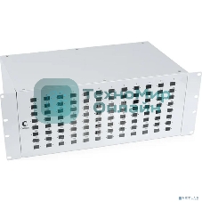 Бокс оптический Cabeus, портов: 96, SC (LC duplex), 192 хОВ, 4U, 176х410х200 мм (ВхШхГ), серый, (FO-19-96SC)