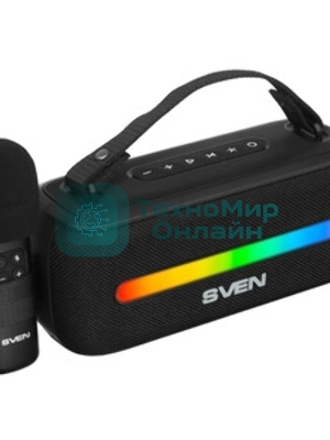 Колонка портативная SVEN PS-255 черный 12W 1.0 BT 3600mAh