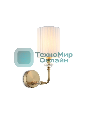 Настенный светильник Ambrella light LH71506 BS/FR латунь/белый матовый E14 max 40W 230*120*310