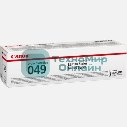 Фотобарабан Canon 049 дляLBP112/LBP113W. черный. 12 000 страниц.
