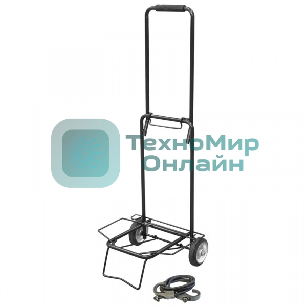 Тележка Рыжий кот BX-25ZP-2 черная, металл. колеса, до 25 кг