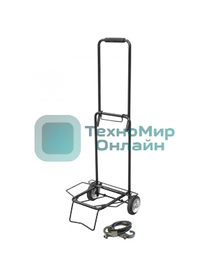 Тележка Рыжий кот BX-25ZP-2 черная, металл. колеса, до 25 кг