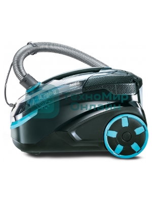 Моющий пылесос Thomas DryBOX Amfibia черный/голубой, 325/1700 Вт, уборка влажная/сухая/сбор жидкости, пылесборник контейнер 2.6 л