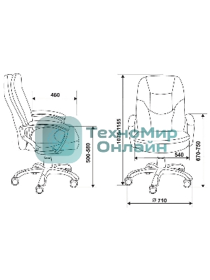 Кресло Бюрократ CH-868N OR-10 слоновая кость, экокожа