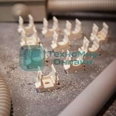 Крепеж-клипса для монтажного пистолета Rexant Ø 16 мм, белая (100 шт/уп)