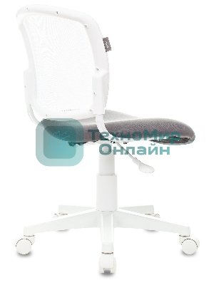 Кресло Бюрократ CH-W296NX белый, сетка, 120 кг