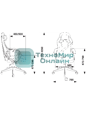 Кресло игровое Zombie DRIVER черный/красный, искусственная кожа, с подголов. крестовина пластик
