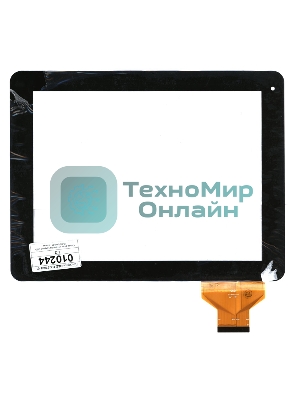 Сенсорное стекло (тачскрин) QSD E-C97001-01, черное