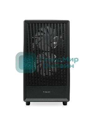 Компьютерный корпус HSPD M310, Mesh Mini-tower, черный, TG, 0.4 SPCC, 3x120мм ARGb mATX, mITX 180/280/160мм 1x2.5