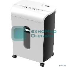 Шредер Cactus CS-SH-K4 белый (секр.P-4) фрагменты 12лист. 17лтр. скрепки скобы пл.карты