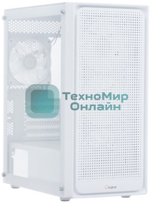Компьютерный корпус Ocypus Gaммa C50 WH ARGB, MATX, USB 3.0*1+USB 2.0*2, FRONT 3x120мм ARGB, REAR 1x120мм ARGB