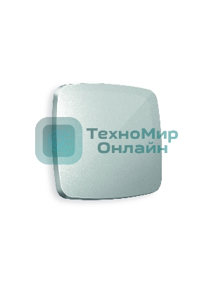 Лицевая панель OMEGA (Серебро глянец) для 1-кл выключателей QUANT OP4010
