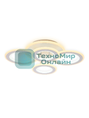 Потолочный светодиодный светильник FA8801 WH белый 123W 570*420*130 (ПДУ РАДИО 2.4)