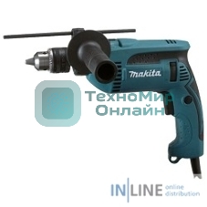 Дрель Makita HP1640, 680 Вт, сетевая, ударная