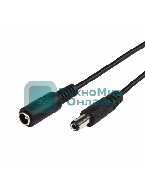 Удлинитель кабеля питания гнездо-штекер Rexant (2,1х5,5 мм) 1,5 м