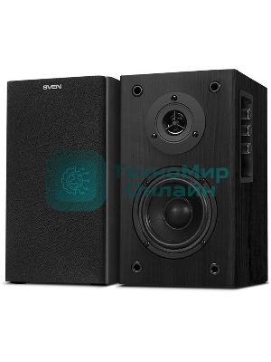 Акустическая система SVEN SPS-614 2.0 (2x20W, Bluetooth, дерево, black)