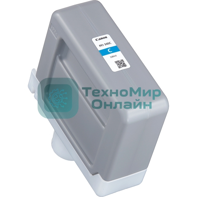 Картридж струйный Canon PFI-340 CYAN голубой (330 мл) для Canon imagePROGRAF TZ-30000