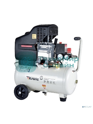 Компрессор воздушный Kranz KR-1500/24, 1500Вт, 230 л/мин, 24л