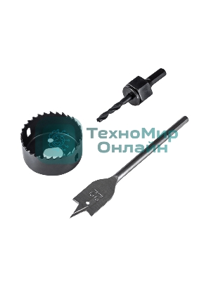 Набор для установки врезных замков Kranz 22 мм/54 мм (перовое сверло/кольцевая пила)