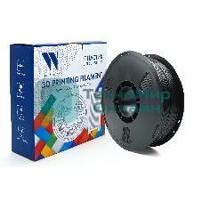 Филамент NVPrint ABS Carbon Fiber Black с карбоновыми волокнами, черный, для 3D печати диаметр 1.75мм масса 1 кг