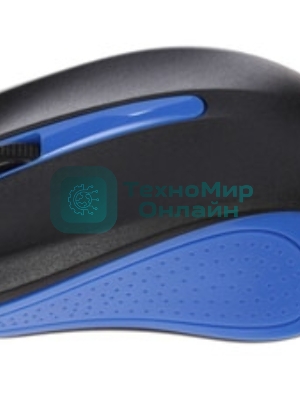 Мышь беспроводная Oklick 485MW черный/синий, 1200 dpi, радиоканал, USB, кнопки - 3