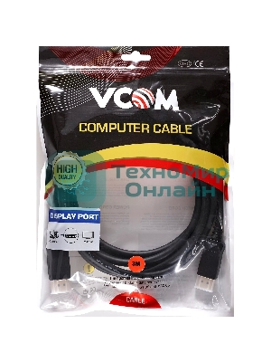 Кабель VCOM DisplayPort V1.4 3M CG632-3M