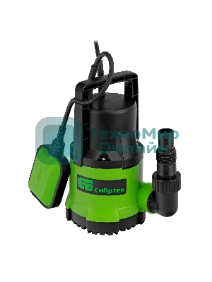 Дренажный насос Сибртех для чистой воды СДН300-5 300 Вт напор 65м 6500 л/ч