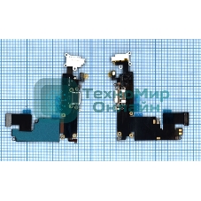 Шлейф разъема питания с аудио-разъемом для iPhone 6 Plus белый