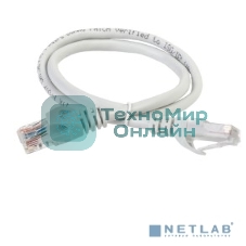 Коммутационный шнур (патч-корд), Cat.6 UTP, 1м, серый Коммутационный шнур (патч-корд), Cat.6 UTP, 1м, серый