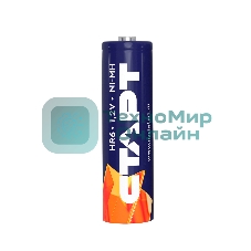 Аккумуляторы СТАРТ HR6 AA 2300mAh Ni-MH BL2 24/384, AA, 2300 мАч, 2 шт. в блистере