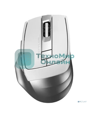 Мышь беспроводная A4Tech Fstyler FB35S белый/серый, 2000 dpi, радиоканал, Bluetooth, USB, кнопки - 5