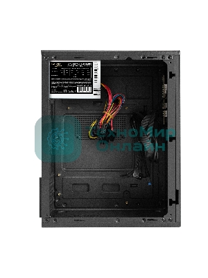 Компьютерный корпус Minitower ExeGate BAA-308MUC-AAA400 (mATX, БП AAA400 с вент. 8см, 1хUSB+1хUSB 3.0+1хTypeC, HD Audio, черный)