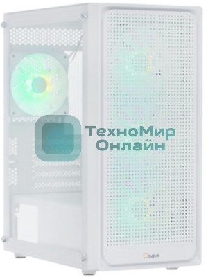 Компьютерный корпус Ocypus Gaммa C50 WH ARGB, MATX, USB 3.0*1+USB 2.0*2, FRONT 3x120мм ARGB, REAR 1x120мм ARGB