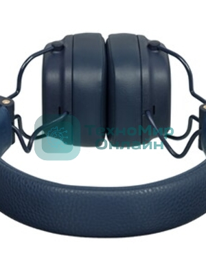 Беспроводные/проводные наушники Marshall Major V синий, накладные, Bluetooth + проводной, беспроводная зарядка, до 100 ч