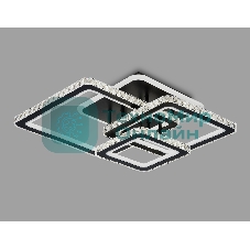 Управляемый светодиодный светильник Ambrella light FA1733/3 BK/CH черный/хром 145W 3000K/4200K/6400K 670*510*150 (ПДУ РАДИО 2.4G)