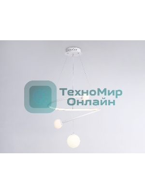 Светильник Ambrella light FL66299 WH белый 39W 3000K-6400K+G9 D500*1200 (ПДУ ИК)