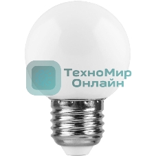 Лампа светодиодная Feron LB-37 1W 230V E27 6400K