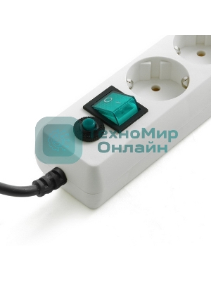 Сетевой фильтр Гарнизон ЕНW-0 0,5 м 6 розеток белый для UPS 