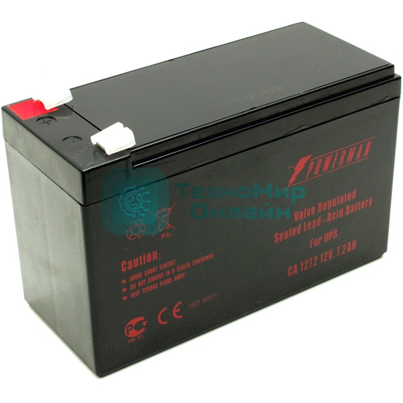 Батарея для ИБП Powerman Battery 12V/7,2AH CA1272