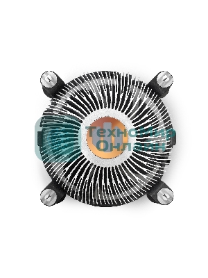 Кулер для процессора ExeGate EЕ97378-PWM черный, 92 мм, алюминий/медь, 2600 об/мин, 24 дБ, 4 pin, 95 Вт, 60 мм