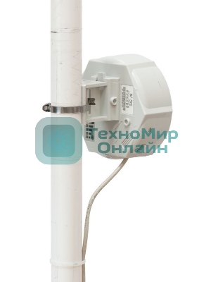 Наружная точка доступа MikroTik RBSXTG-5HPacD-SA RouterBOARD SXTG with Dual Chain 802.11ac, 13dBi 90 deg 5GHz antenna, 720MHz CPU, 128MB RAM, Gigabit Ethernet, USB, POE, PSU, pole mount, RouterOS L4